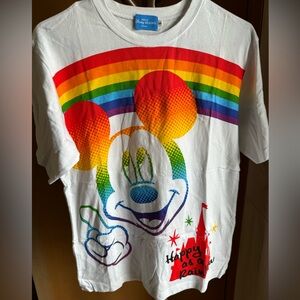 2/$25 - Tokyo Disney Resort Pride Month Happy as a Rainbow Mickey Mouse tee